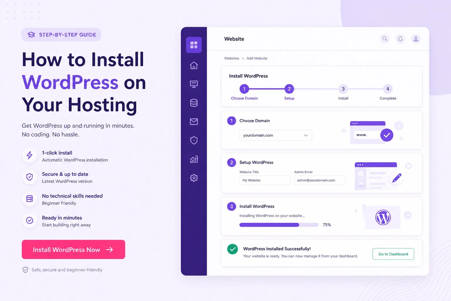 Launch checklist for starting a WordPress website in the United Kingdom